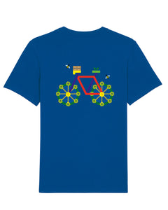 Mindt Fahrrad/Blau T-Shirt